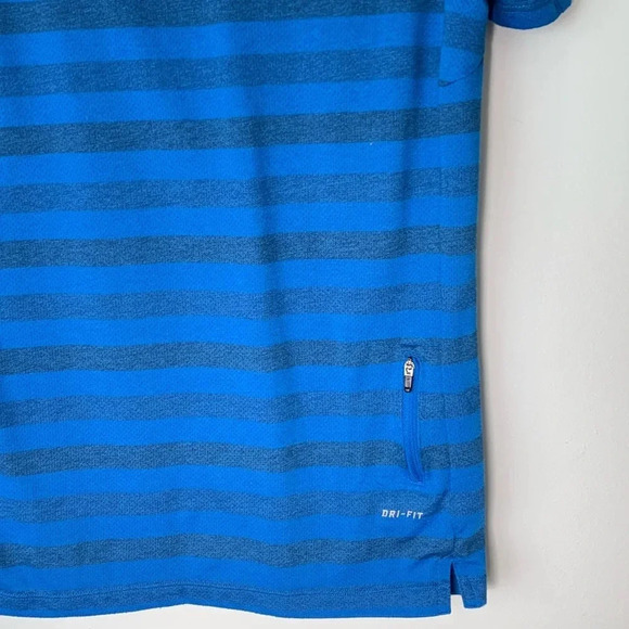Nike Dri Fit running top blue size medium - Picture 5 of 7